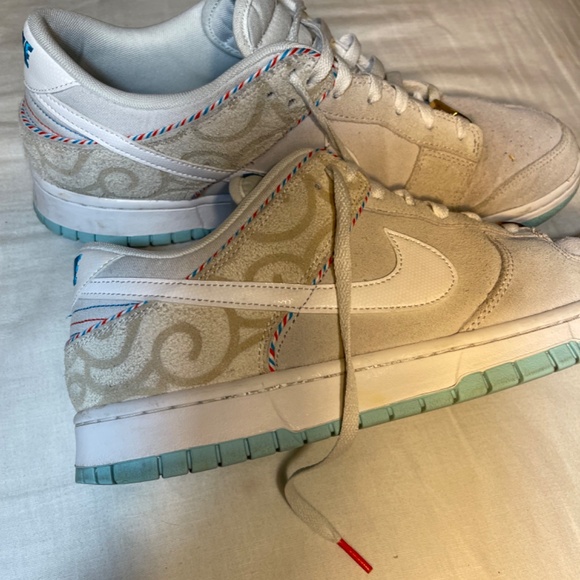 Barber Gold Clip Rare Collection White and Cream Men's Sneakers - Picture 2 of 10